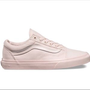 Pink mono old skool sneakers